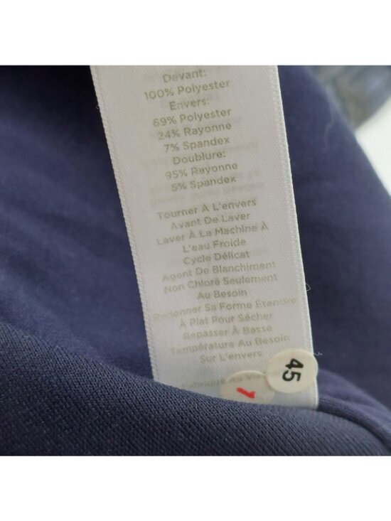 Talbot’s RSVP Womens Tank Top Size XL Sequined Formal Top Blue Black Polka Dot - Picture 7 of 8